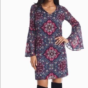 China Medallion Print Dress